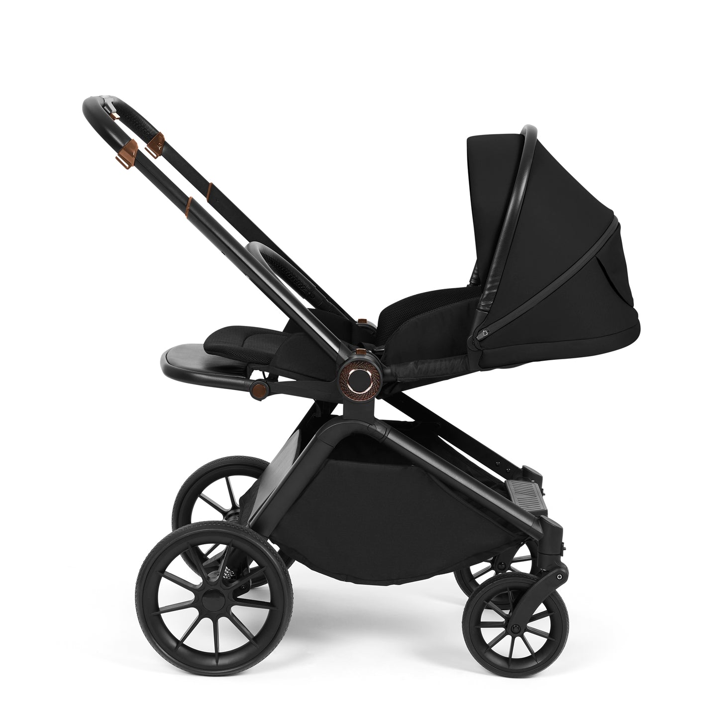 Ickle Bubba Altima 2 in 1 Pushchair & Carrycot Black