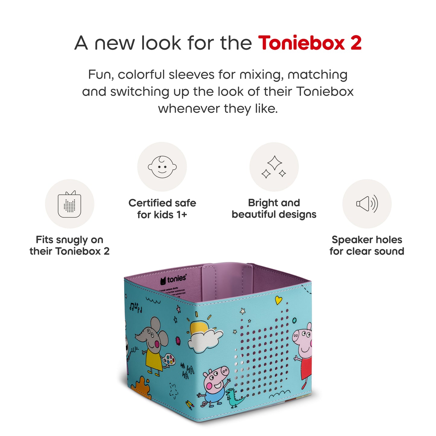Tonies Peppa Pig Toniebox 2 Sleeve
