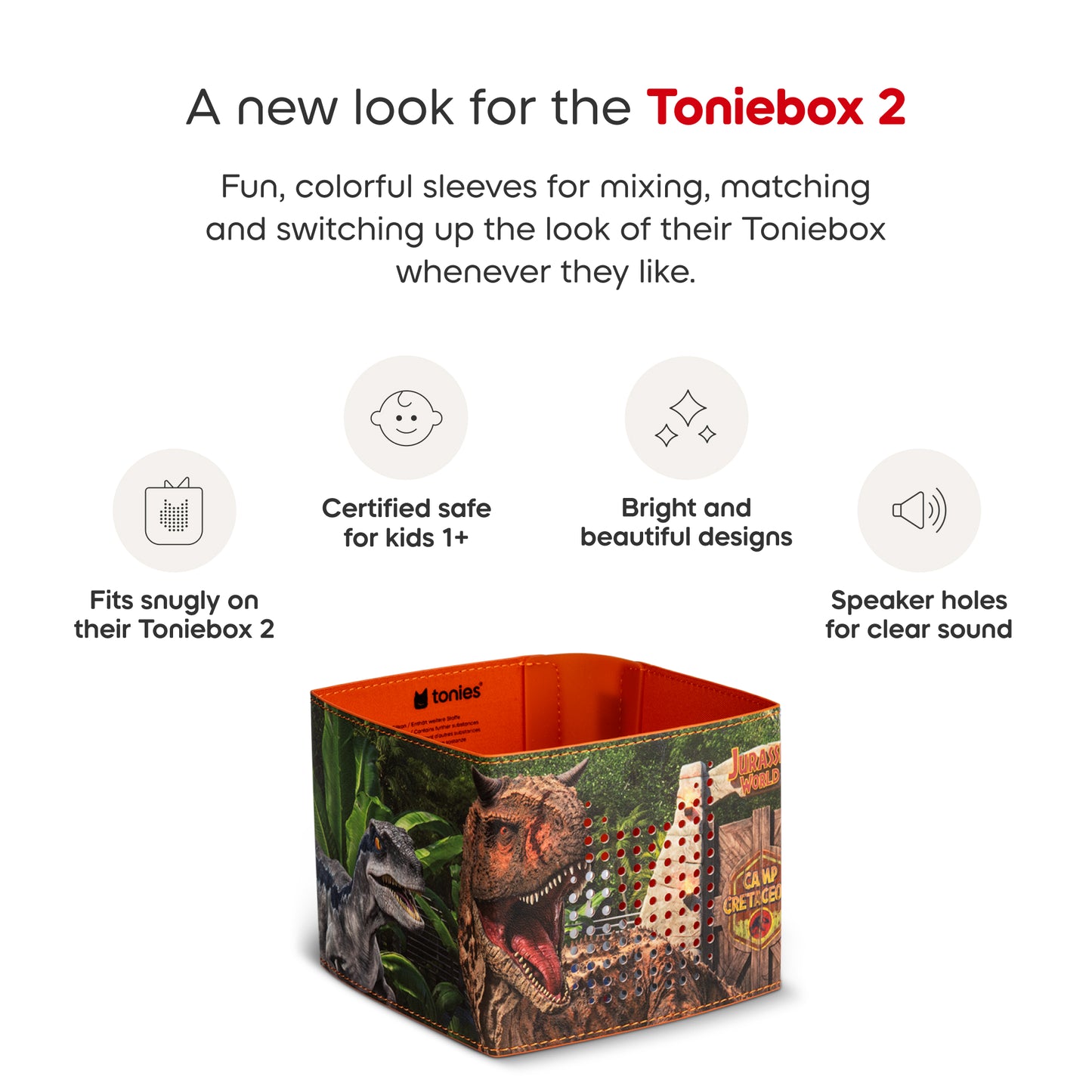 Tonies Jurassic World Toniebox 2 Sleeve