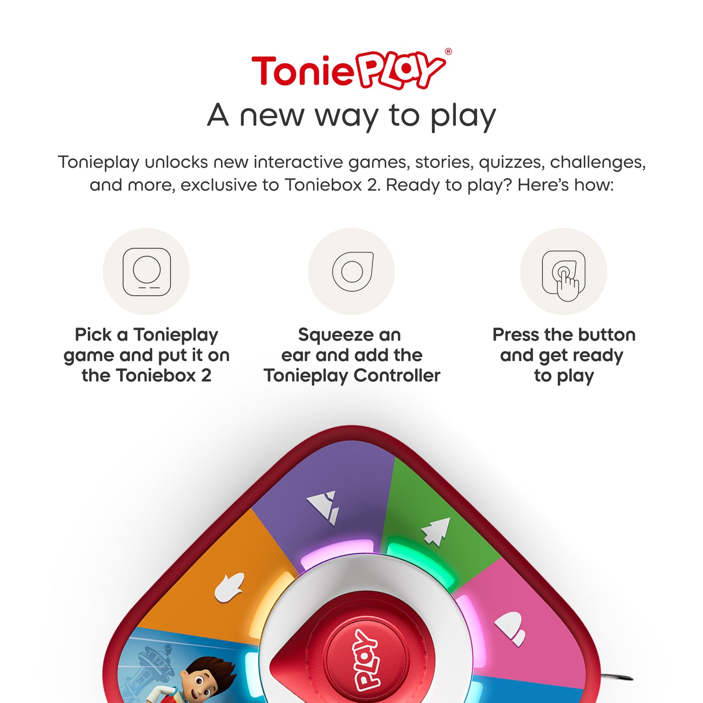 Tonies Sunset Red Toniebox 2 Play Set Paw Patrol