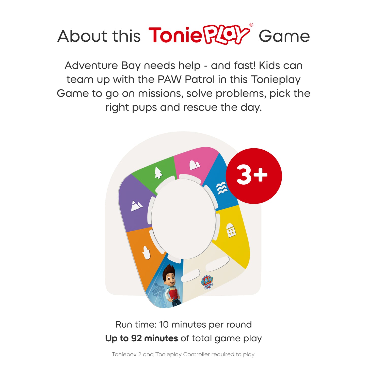 Tonies Sky Blue Toniebox 2 Play Set with PAW Patrol Chase Tonie