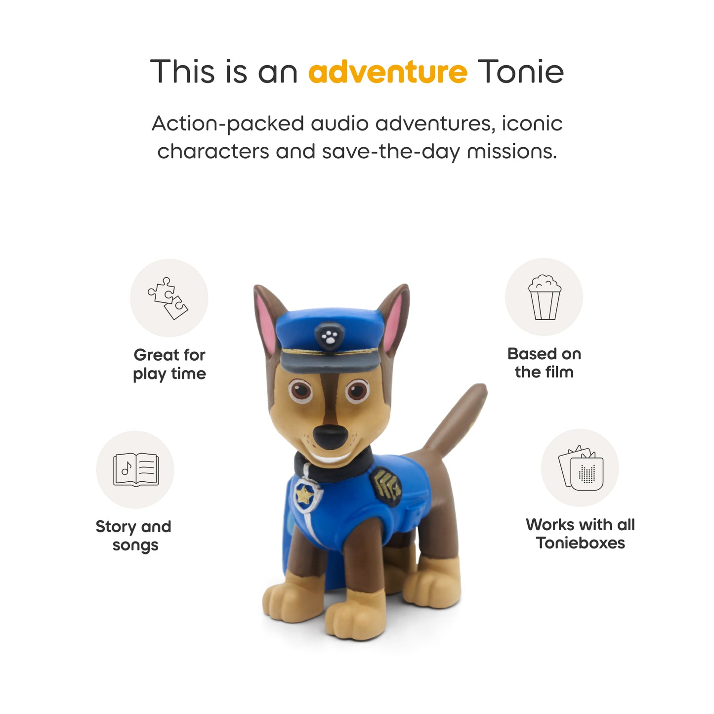 Tonies Sky Blue Toniebox 2 Play Set with PAW Patrol Chase Tonie