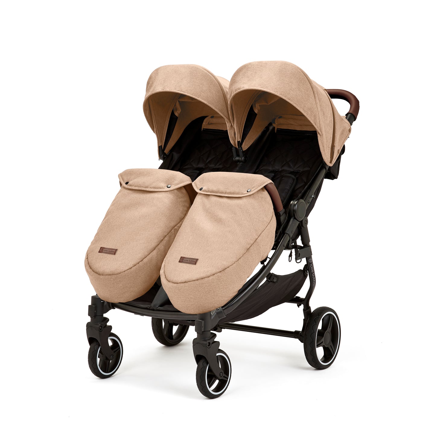 Ickle Bubba Venus Max Double Stroller Biscuit