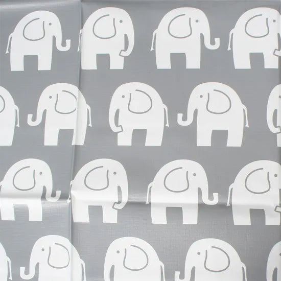 My Babiie Highchair Splash Mat - Grey Elephants