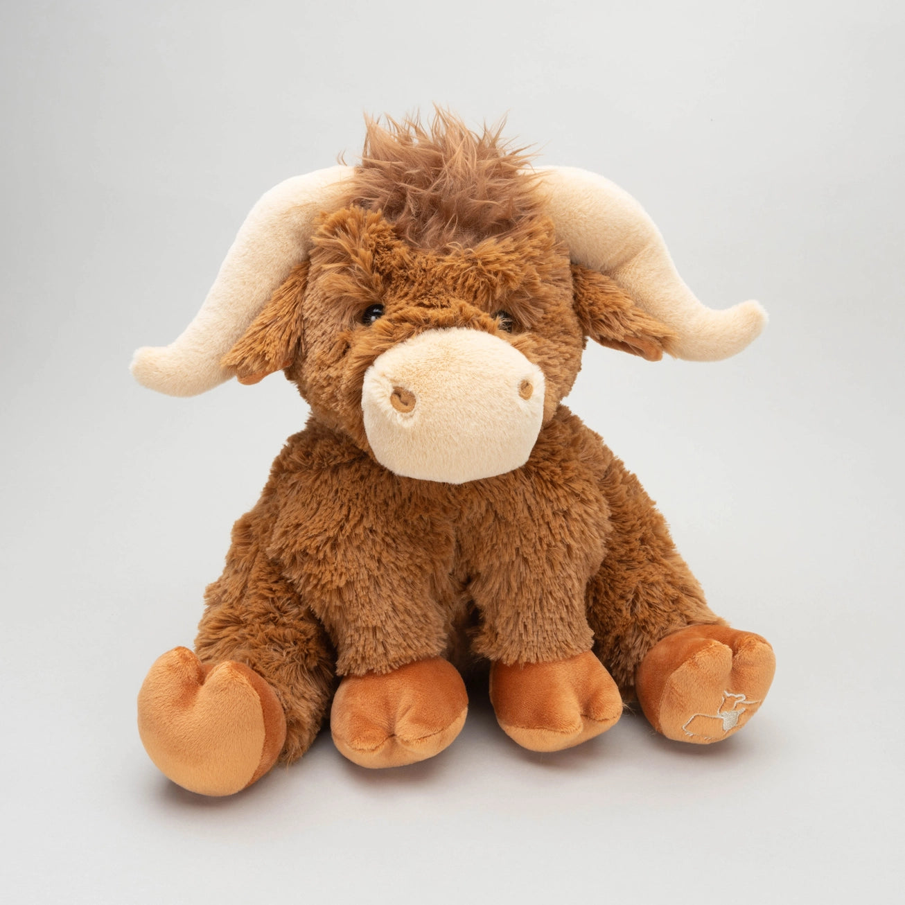 Jomanda Large Longhorn Brown Highland Coo Cow - 30cm