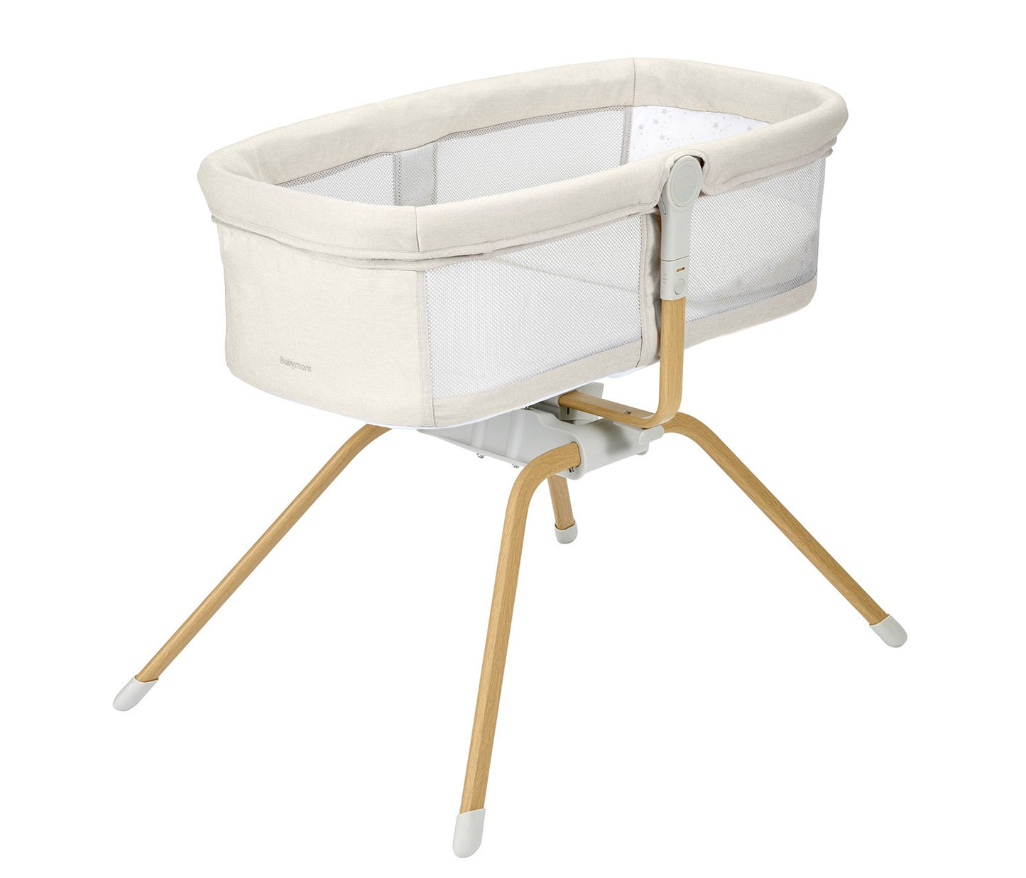 Babymore Air Motion Gliding Crib – Cream