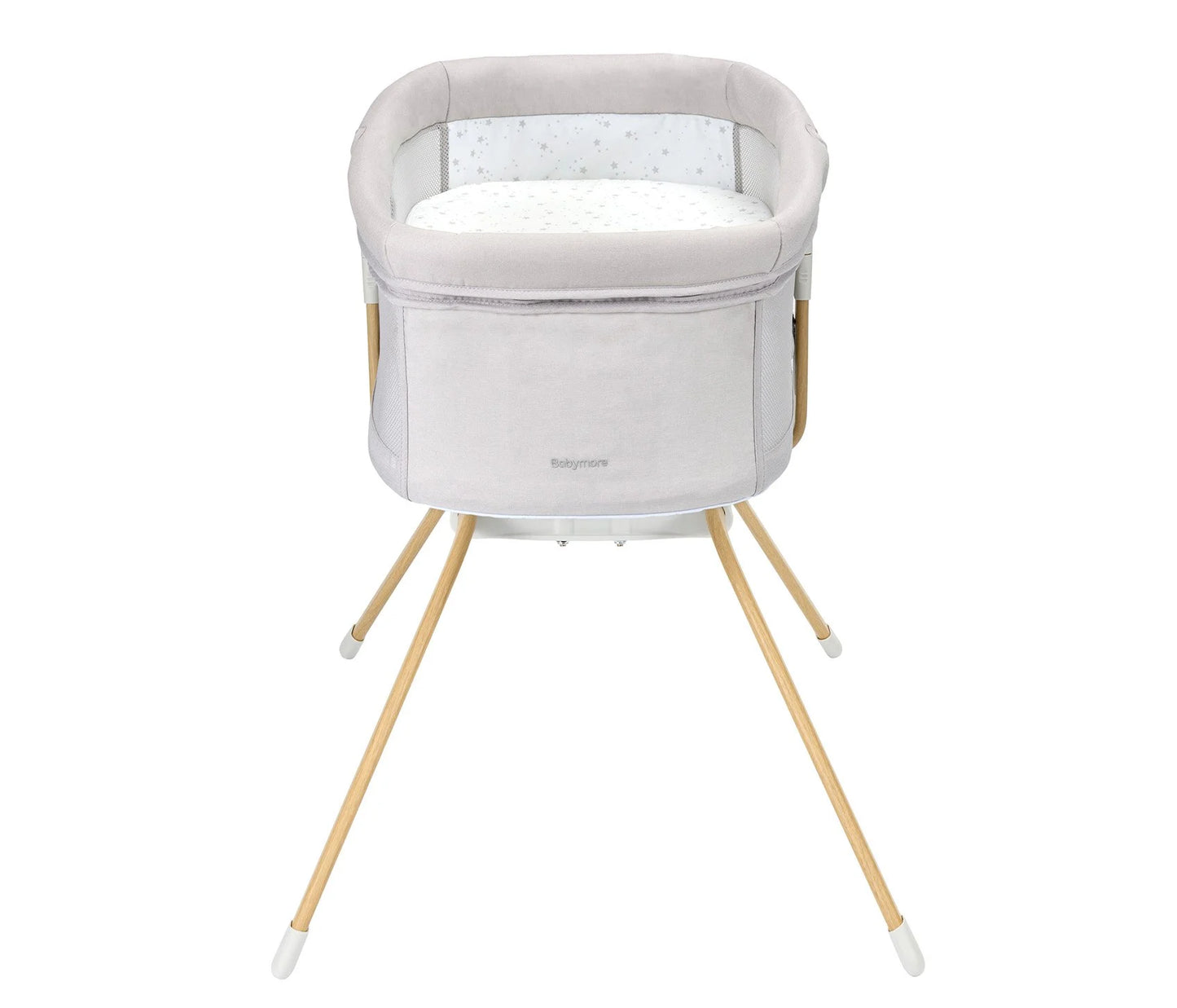 Babymore Air Motion Gliding Crib – Grey