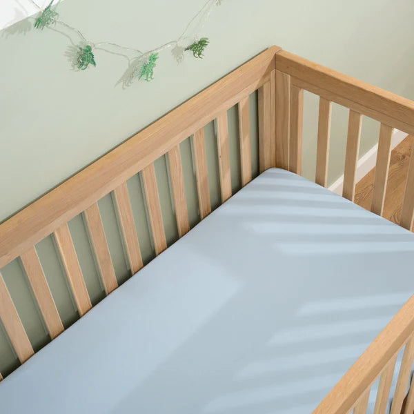Clair-de-lune 2 Pack Fitted Cotton Cot Bed Sheets - 140 x 70 cm 3 Colours