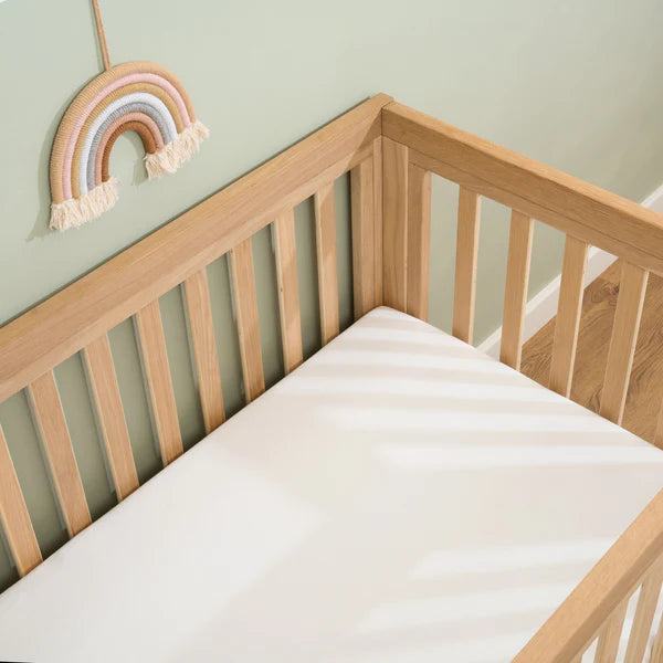 Clair-de-lune 2 Pack Fitted Cotton Cot Bed Sheets - 140 x 70 cm 3 Colours