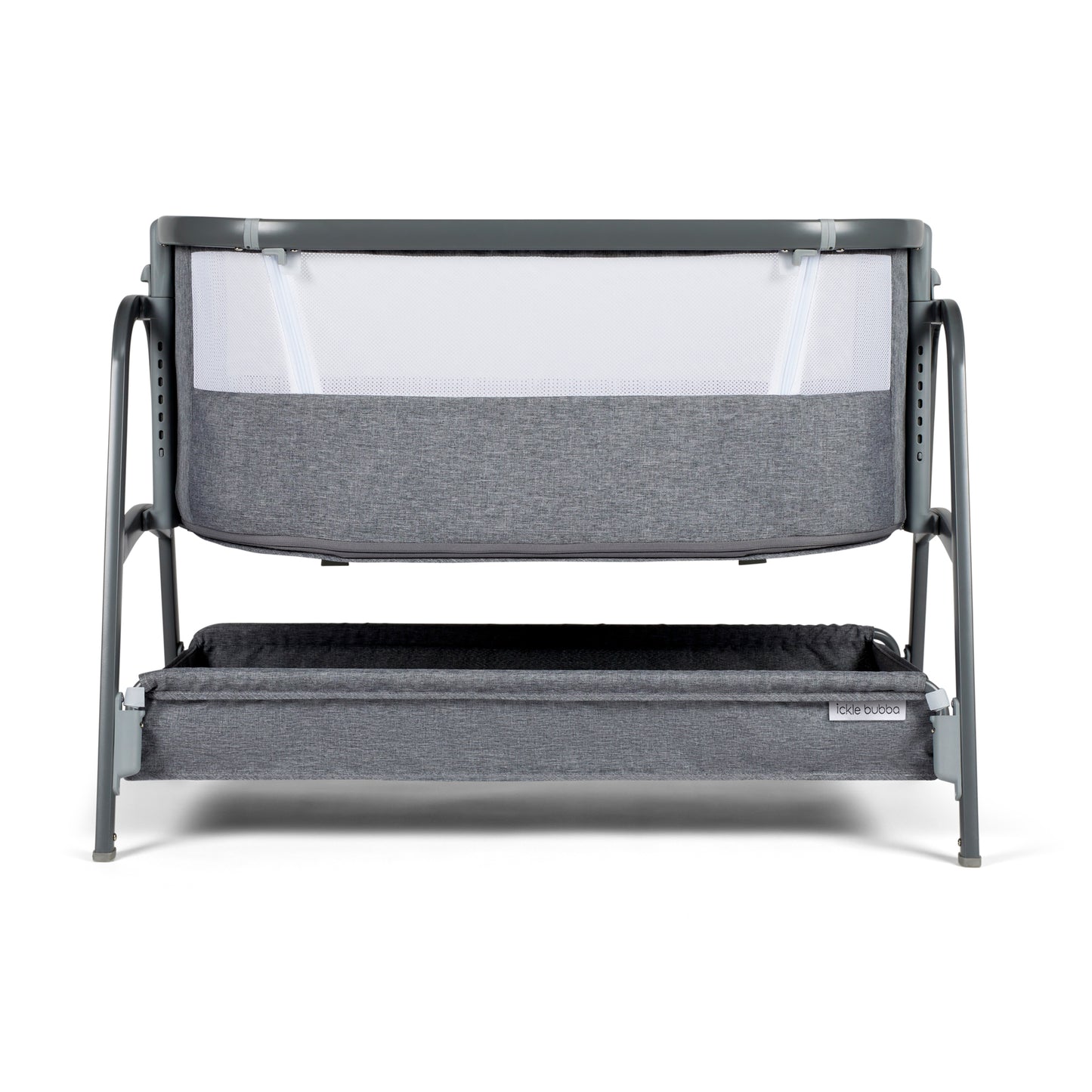 Ickle Bubba Bubba&Me - Bedside Crib - Space Grey