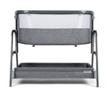 Ickle Bubba Bubba&Me - Bedside Crib - Space Grey