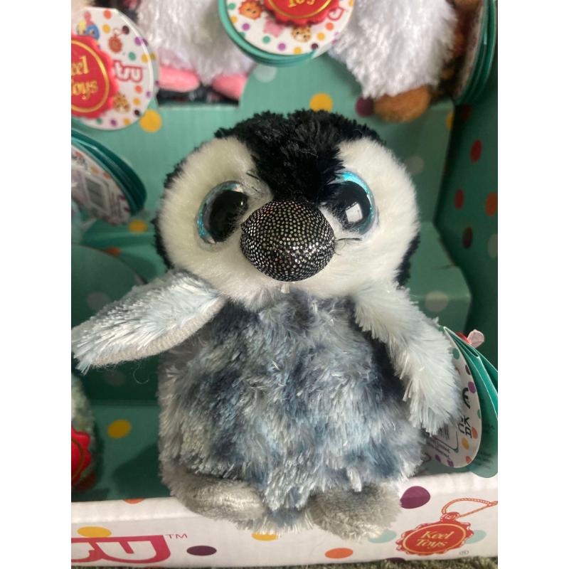 Keel Toys 10cm Mini Motsu Binki the Penguin Plushie