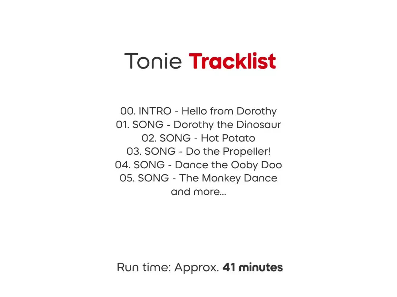 Tonies The Wiggles: Dorothy Dinosaur