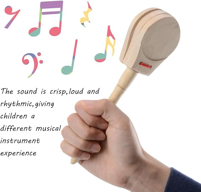 TickiT Wooden Handle Castanets 15cm