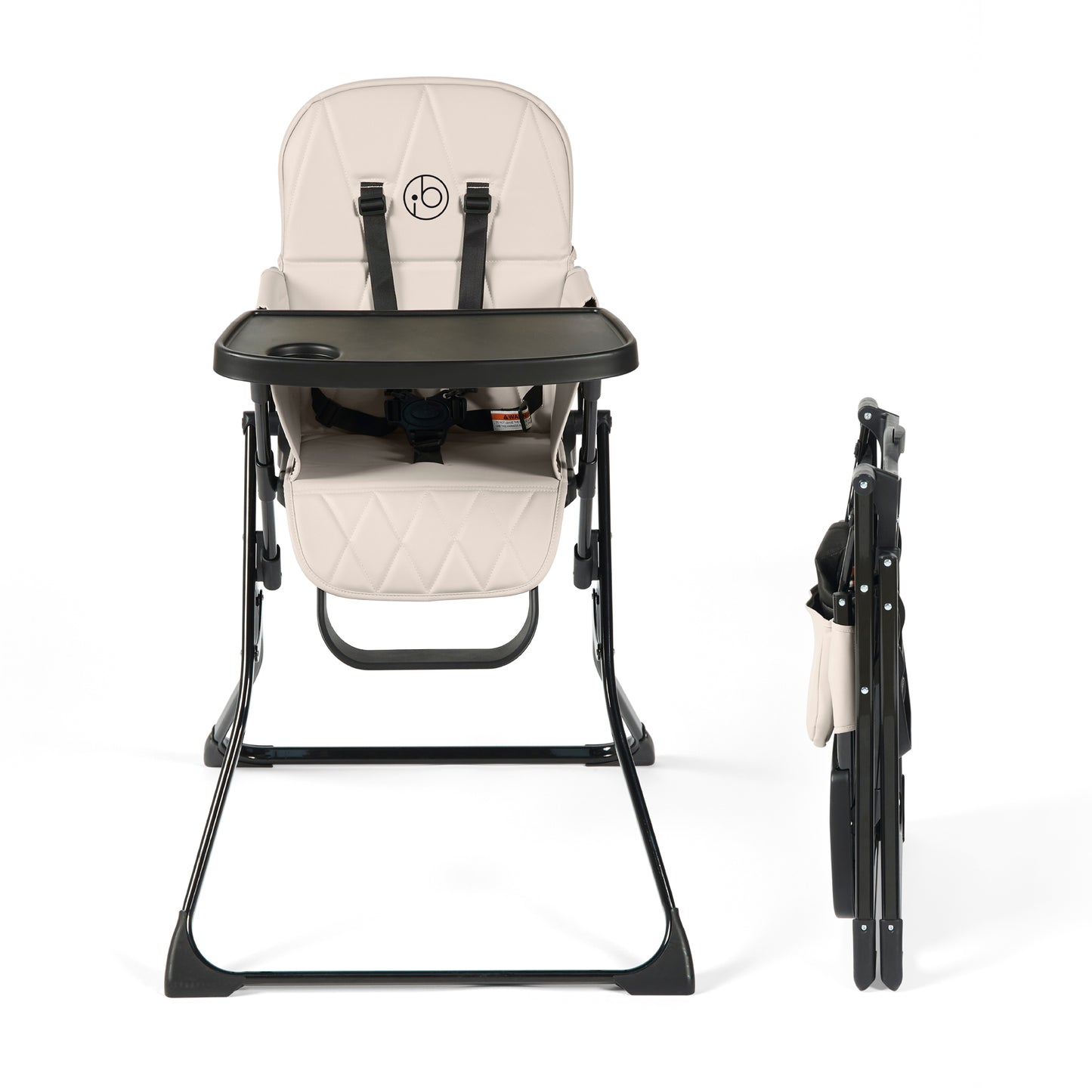 Ickle Bubba Flip Magic Fold Highchair Pearl Grey