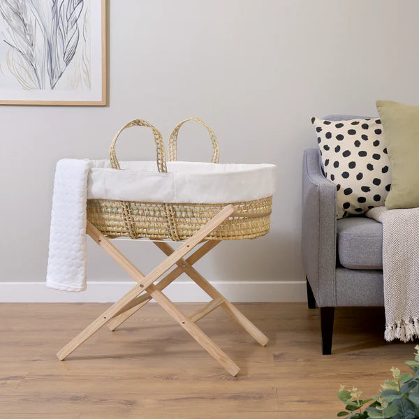 Clair-de-lune Scandi Moses Basket Bundle
