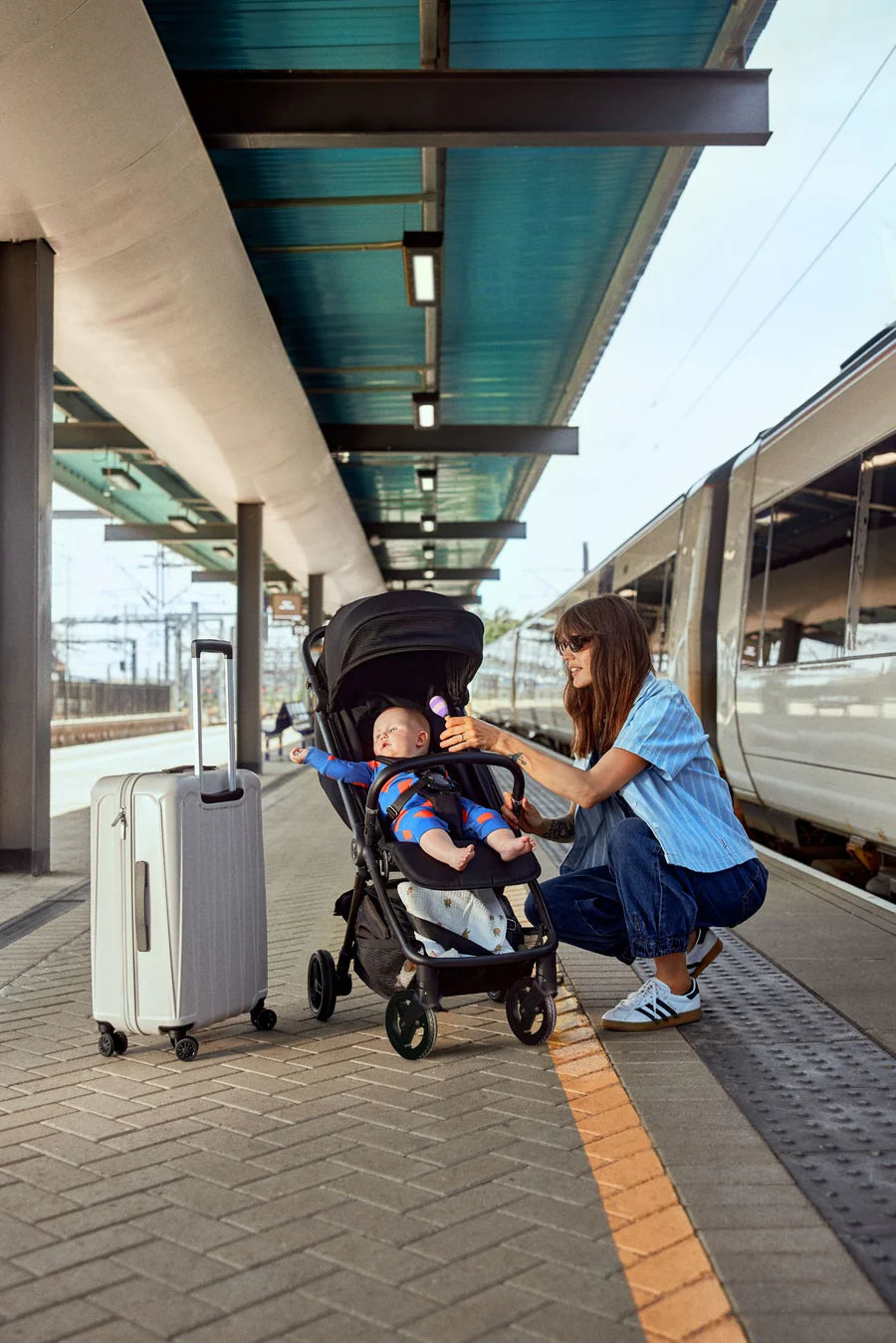 Bababing Ori Auto Fold Compact Stroller - Black