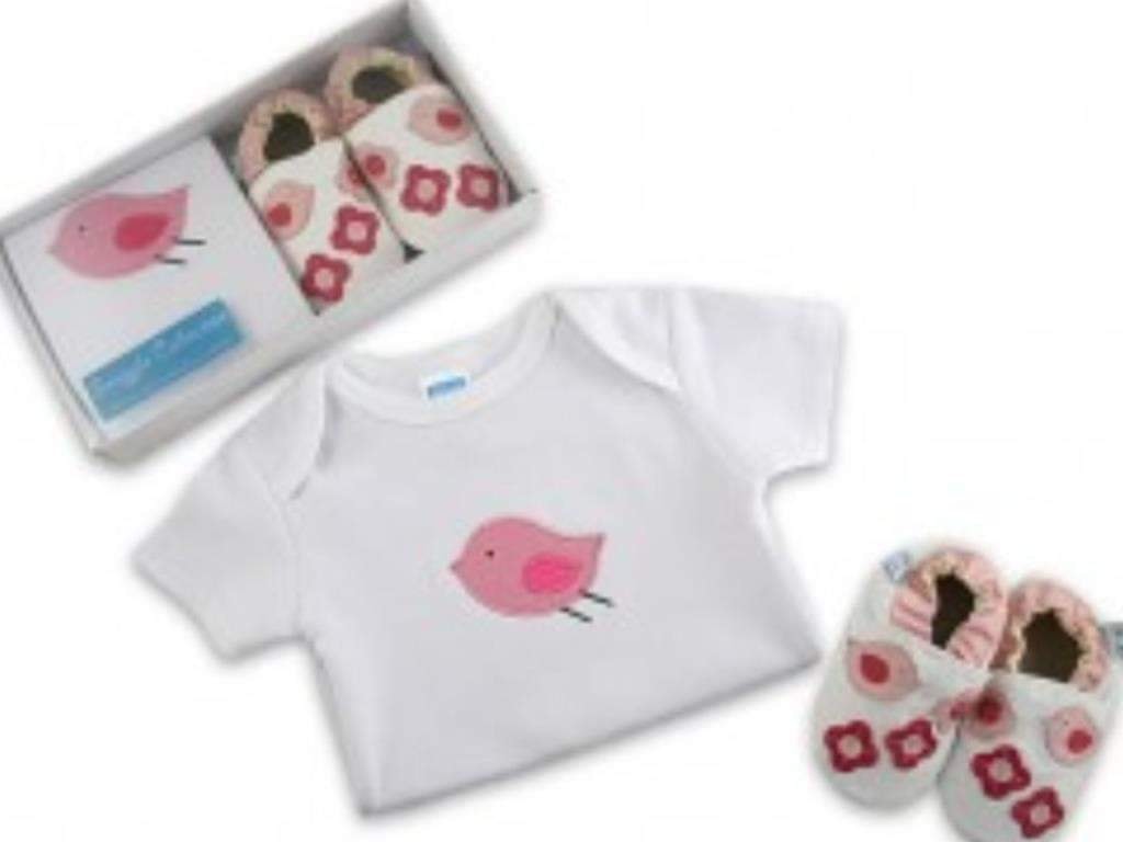 Snuggle Feet Gift Set Pretty Birds 6-12 Months