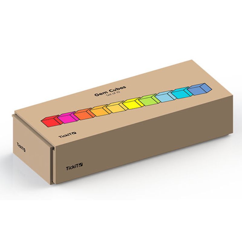 TickiT Transparent Gem Cubes 10pk