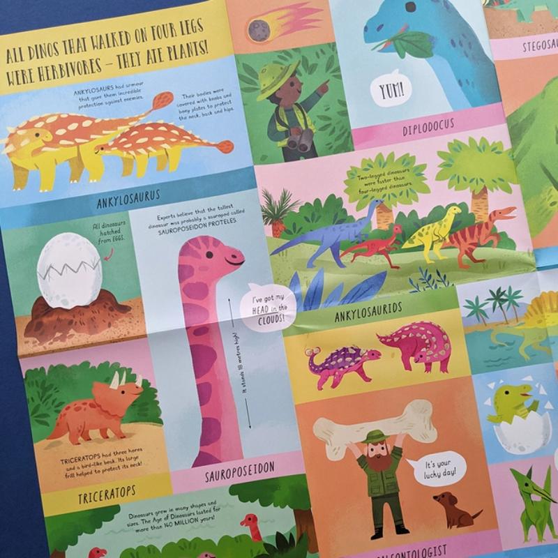 North Parade Dinosaurs Question and Answer Flap Book