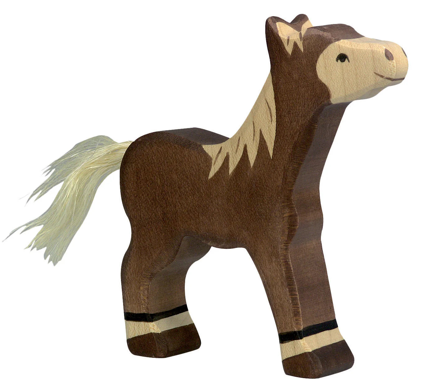 Holztiger Dark Brown Standing Foal