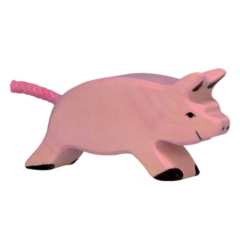 Holztiger Running Piglet 80067