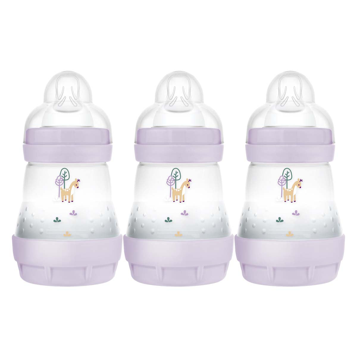 MAM Anti-Colic Bottles 160ml 3pk 3 Colours