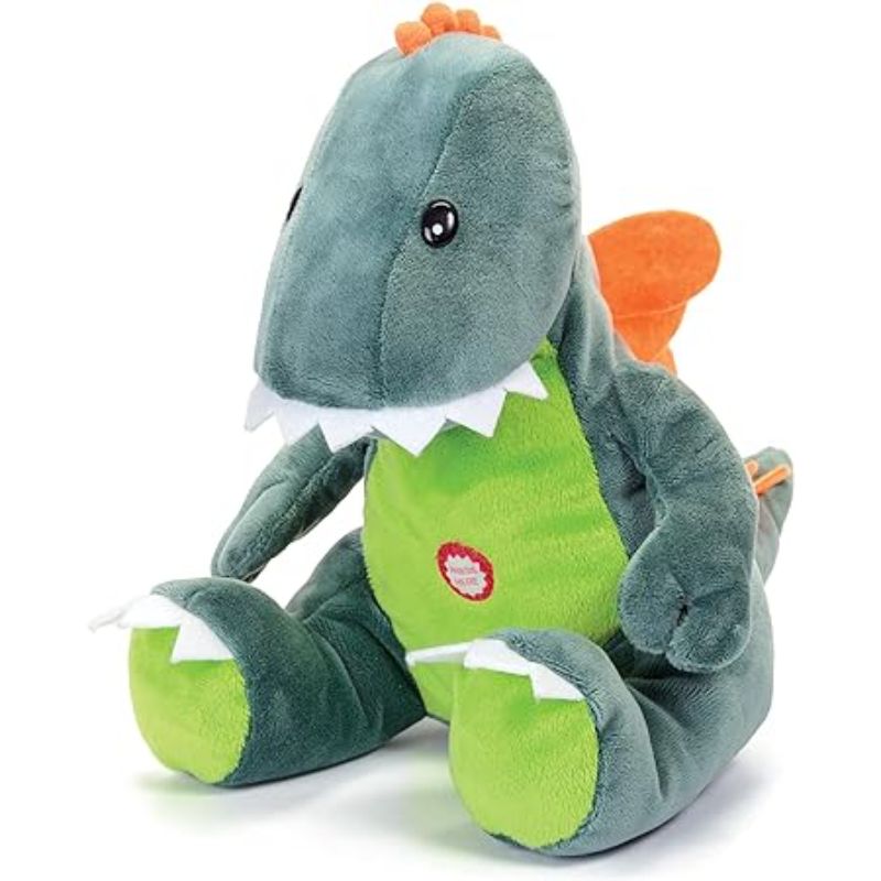 Tobar Snuggleasaurs Roaring Dinosaur Plush Green