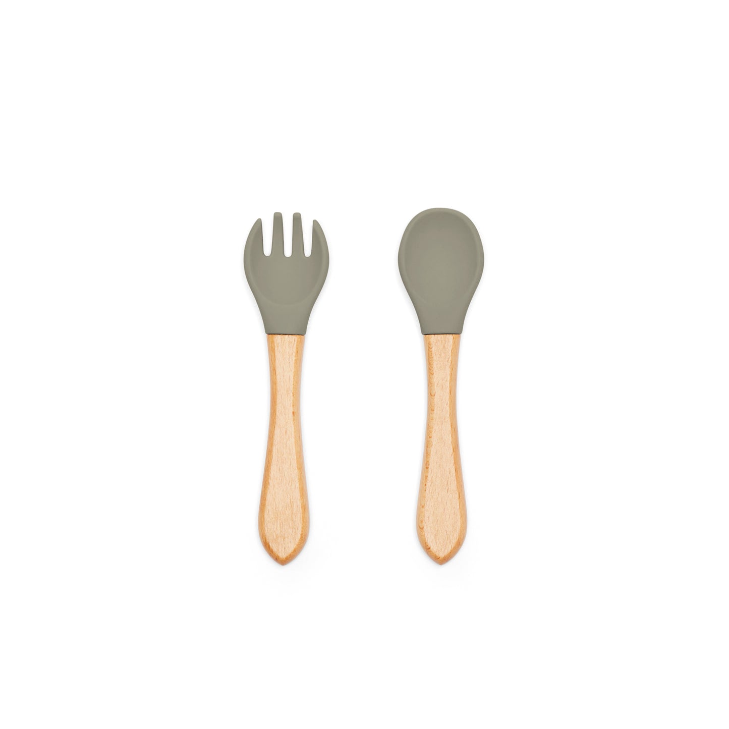 Ickle Bubba 6 Piece Silicone Feeding set Sage Green