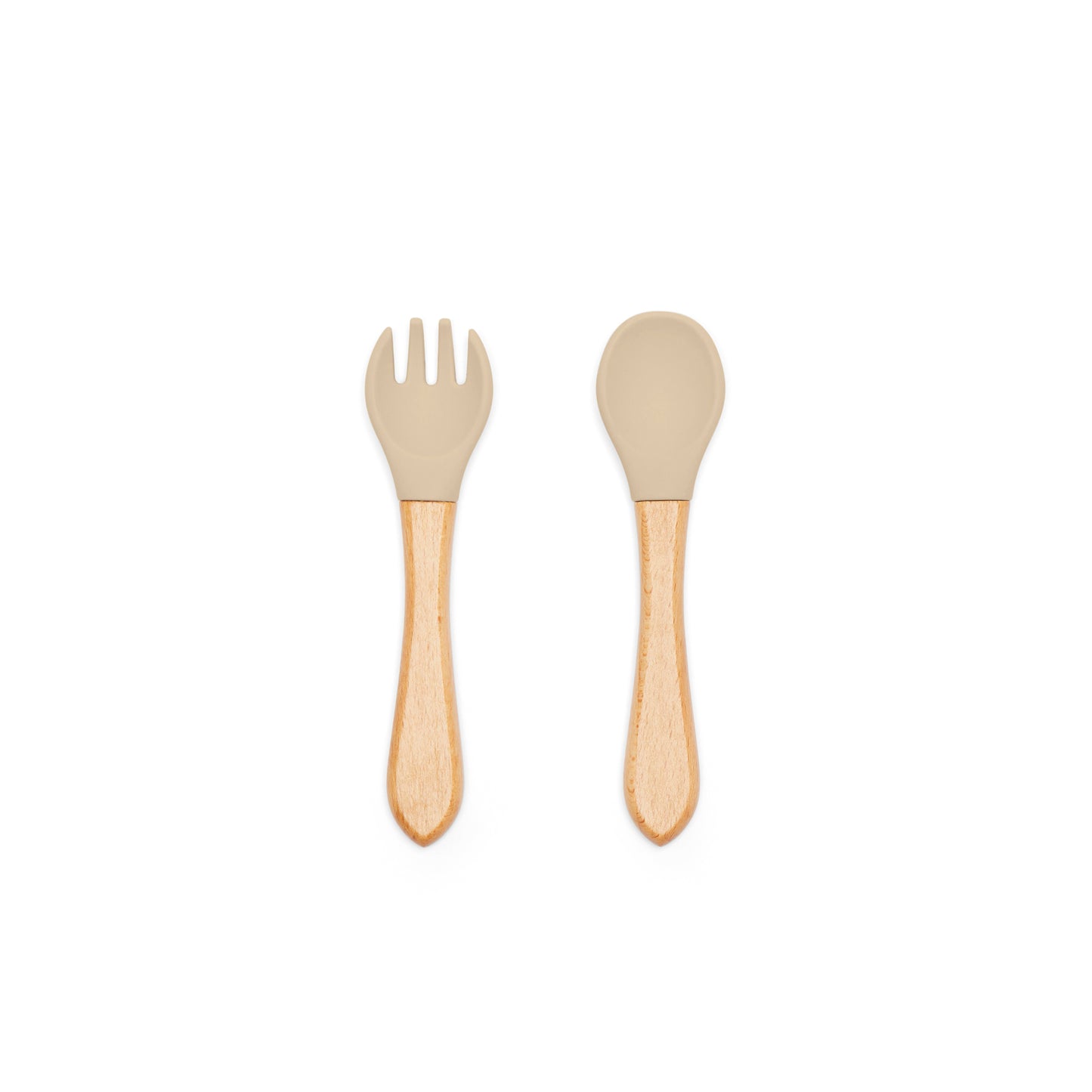 Ickle Bubba 6 Piece Silicone Feeding set Beige