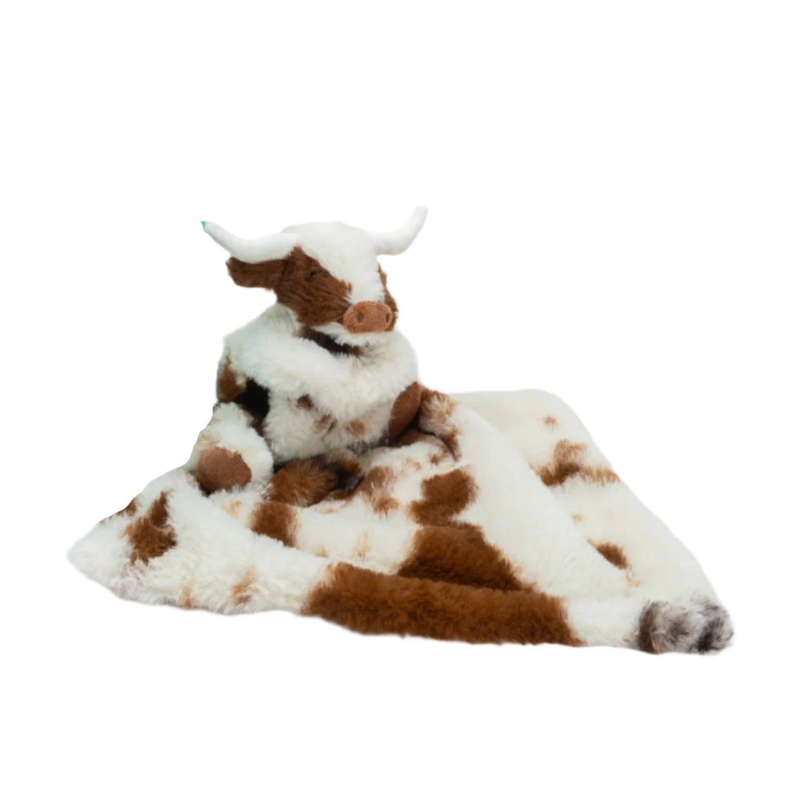 Jomanda Texas Longhorn Highland Cow Soft Toy Soother Comforter