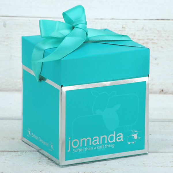 Jomanda Mini Snuggly Bunny Baby Brown With Pop up Box