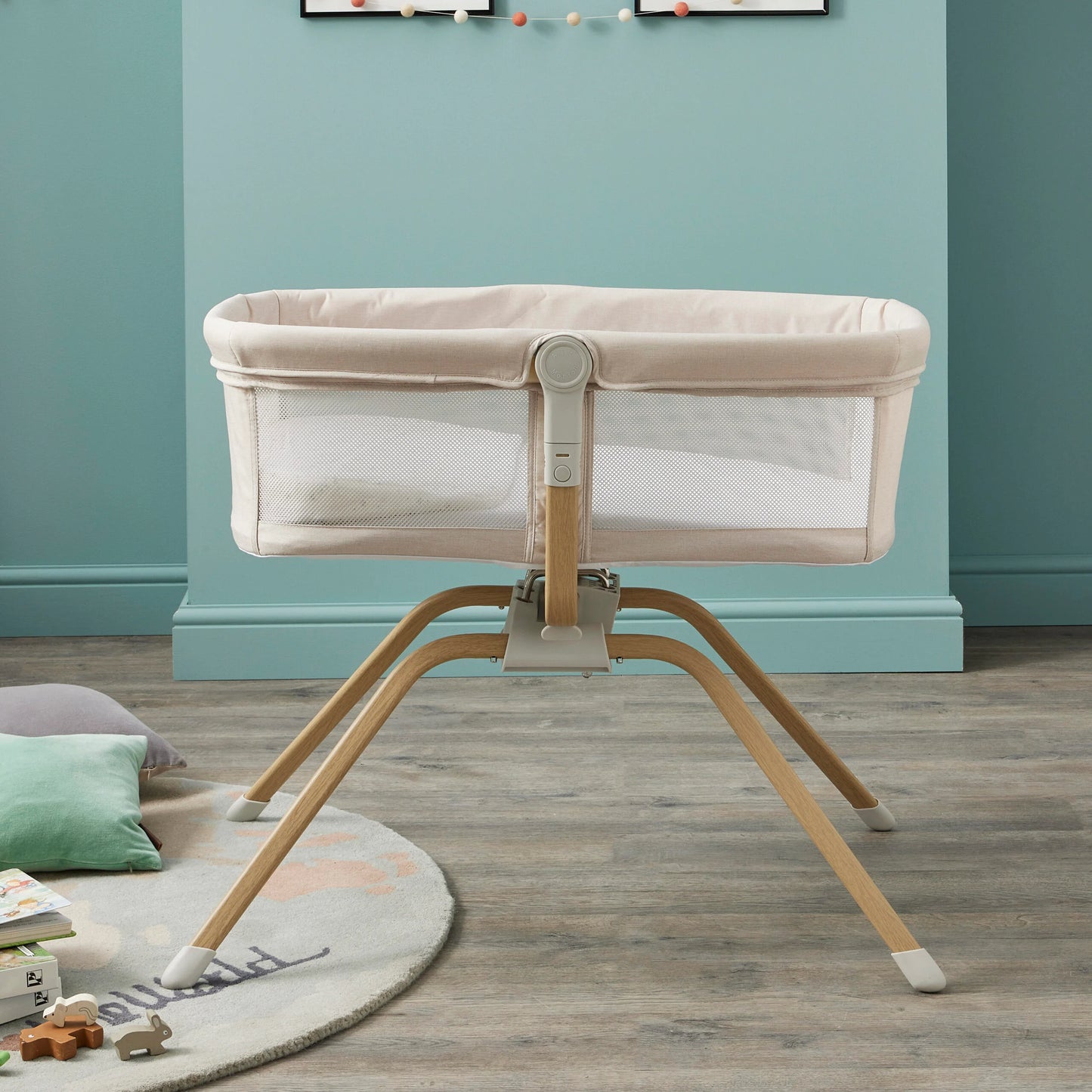 Babymore Air Motion Gliding Crib – Cream