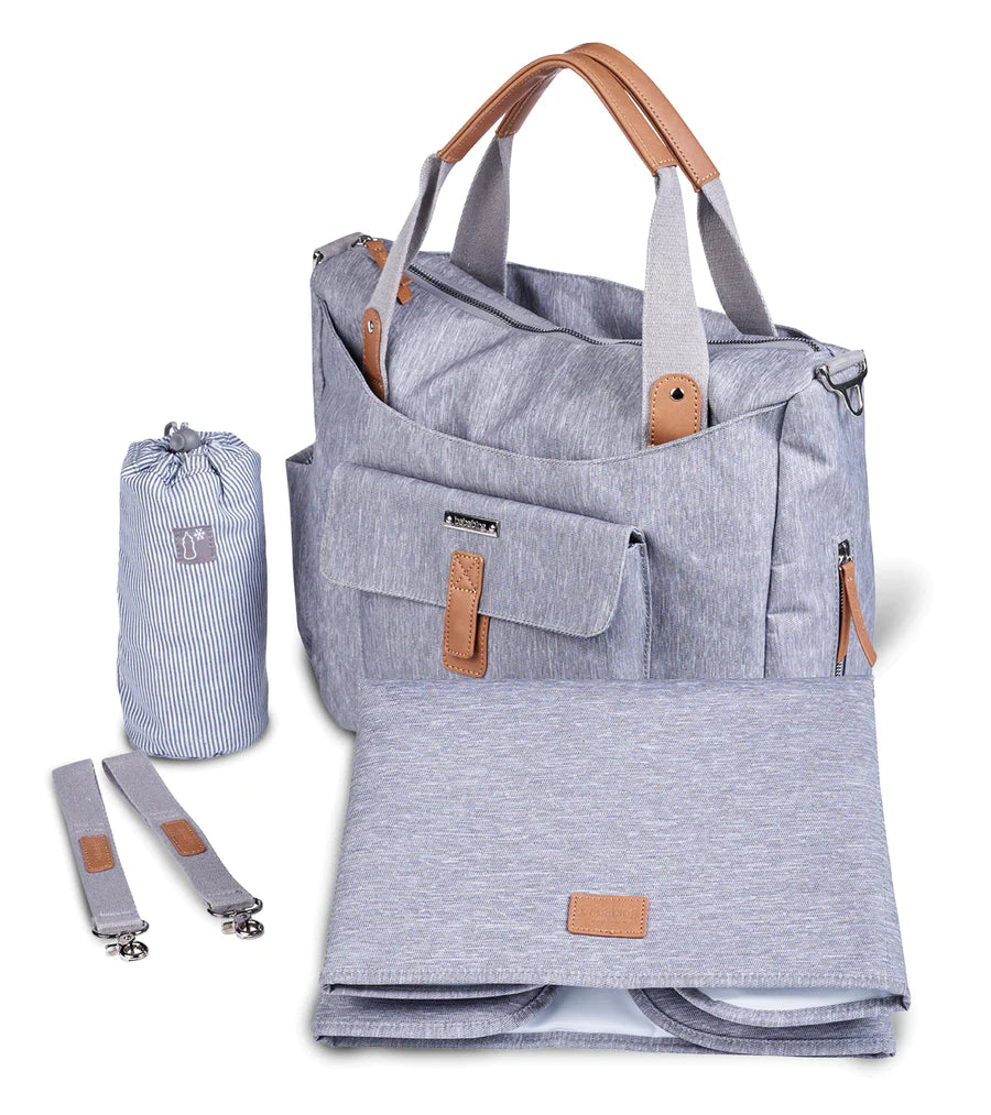Bababing Roma Changing Bag Grey Merl