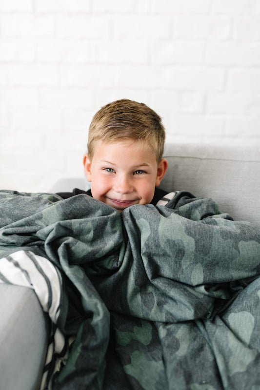 Copper Pearl 3 Layer Jumbo Quilt Hunter