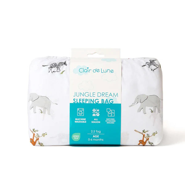 Clair-de-lune Jungle Dream Sleeping Bag (0-6 Months)