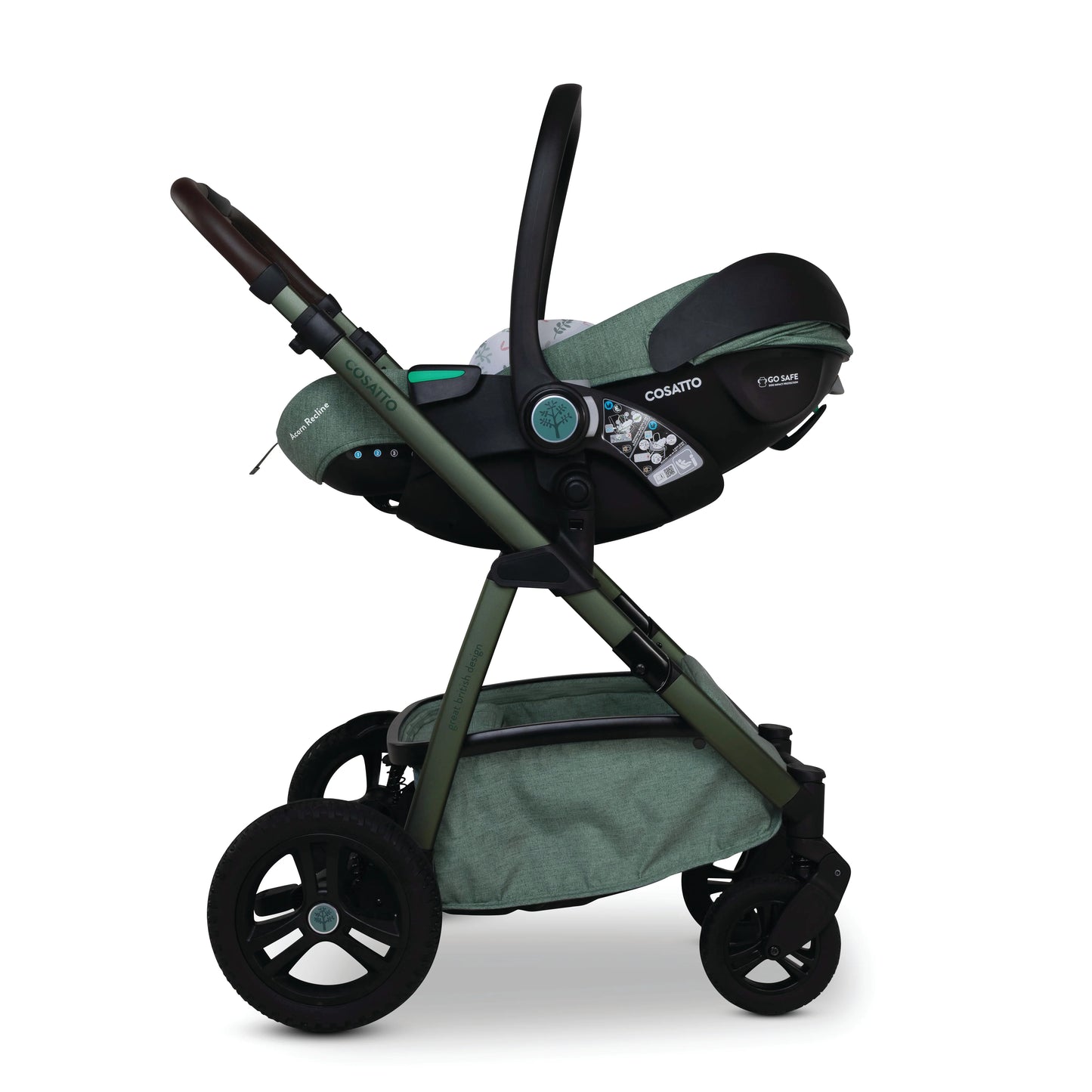 Cosatto Wow 3 Rotate & Recline Cozy Bundle Meadow