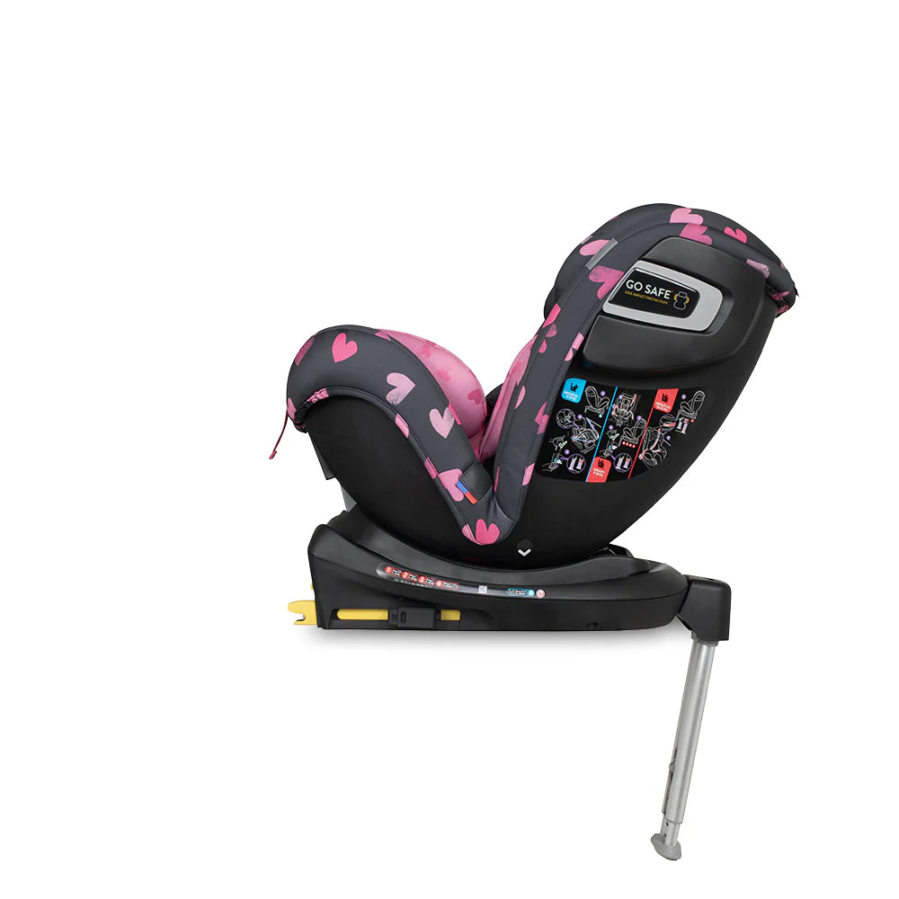 Cosatto All in All 360 Rotate Car Seat Charcoal Lighthearted