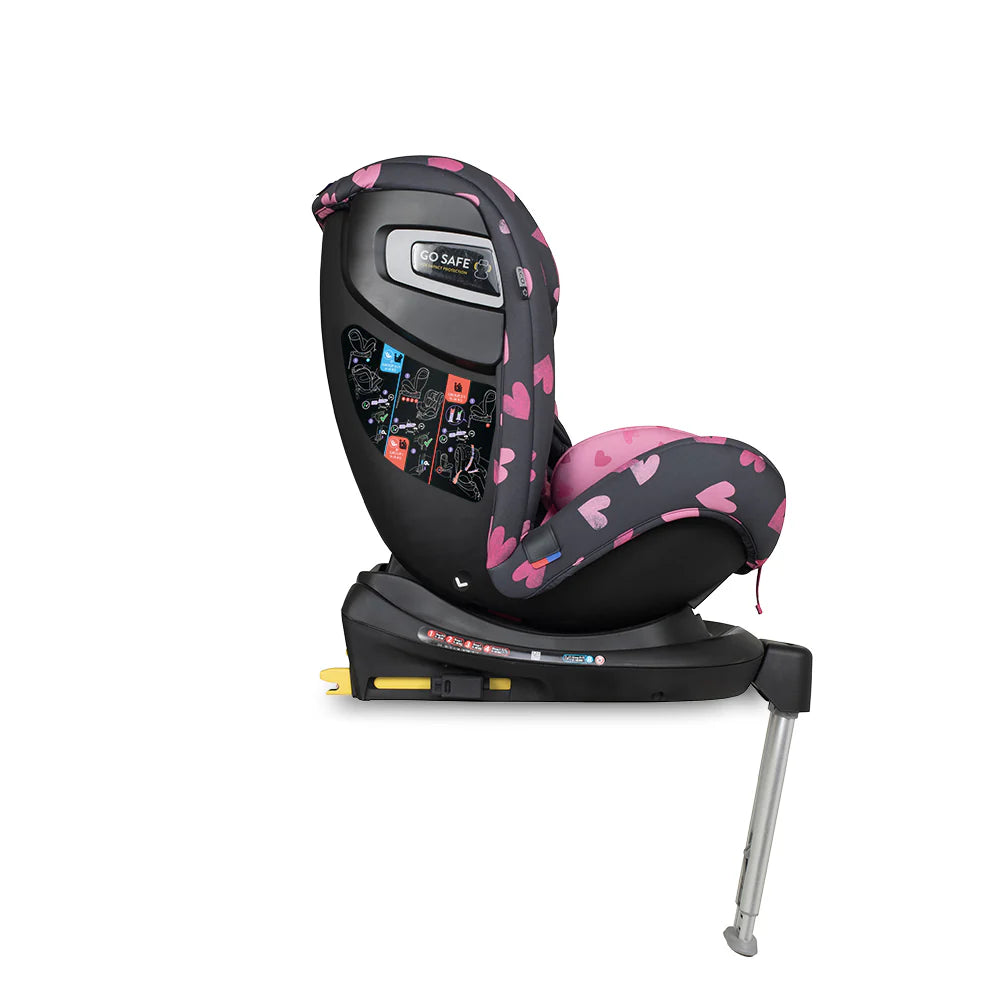 Cosatto All in All 360 Rotate Car Seat Charcoal Lighthearted