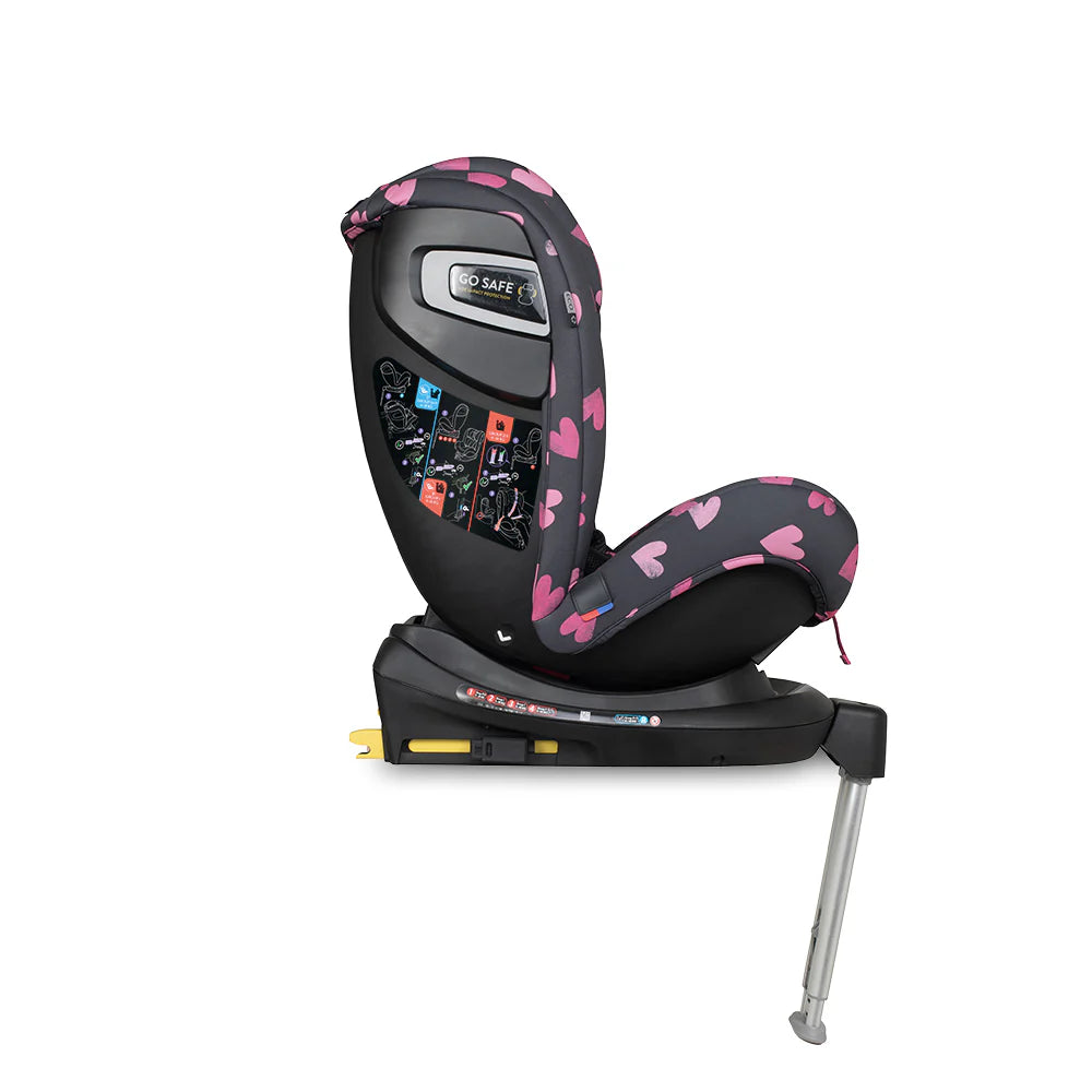 Cosatto All in All 360 Rotate Car Seat Charcoal Lighthearted