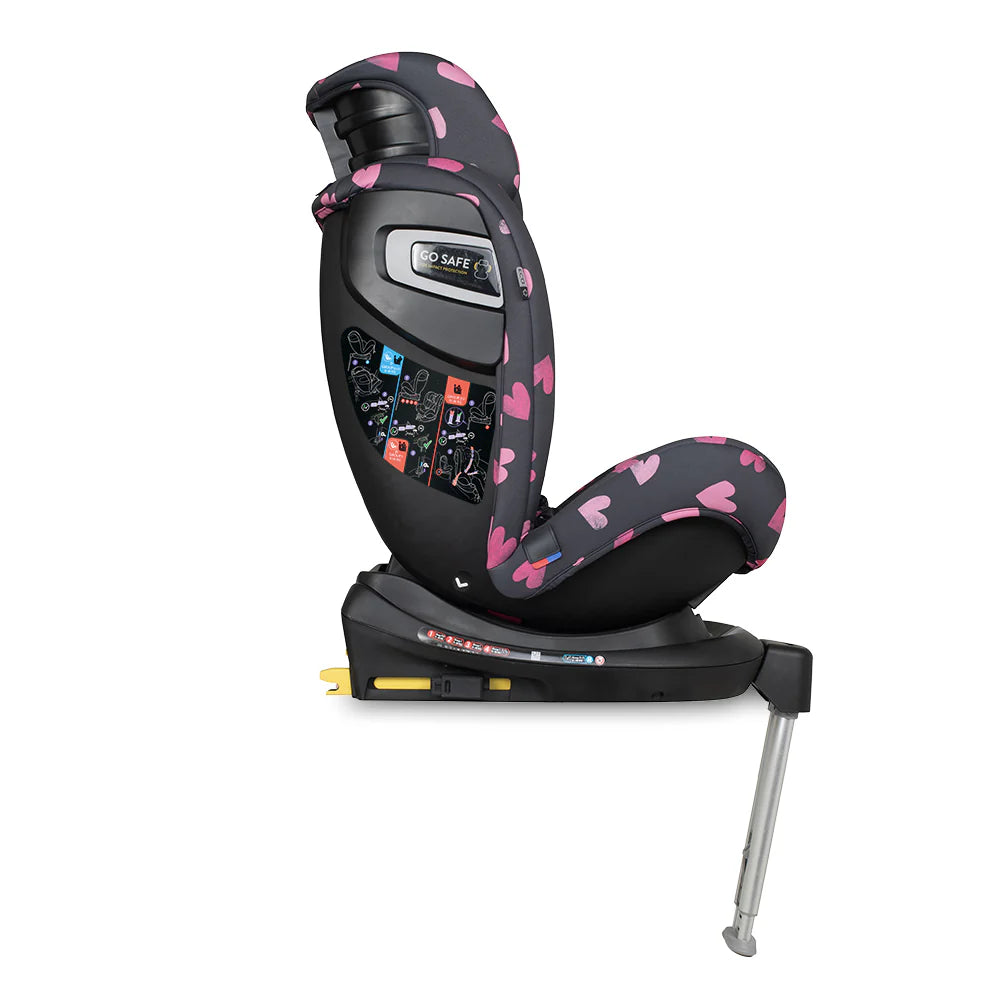 Cosatto All in All 360 Rotate Car Seat Charcoal Lighthearted