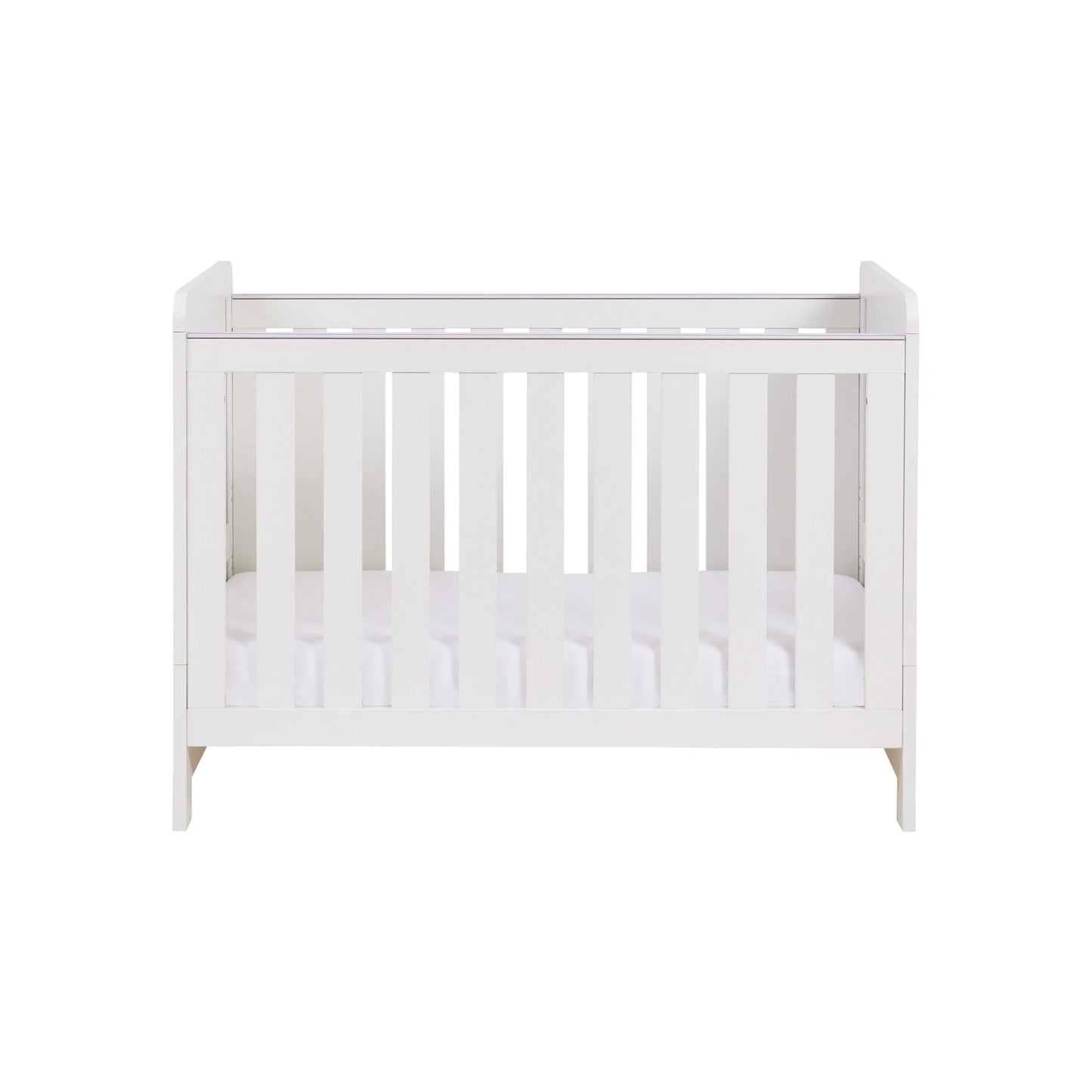 Babymore Caro Mini Cot Bed – White Wash