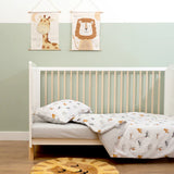 Clair-de-lune Reversible Jungle Dream Cot Bed Duvet Cover and Pillowcase Set