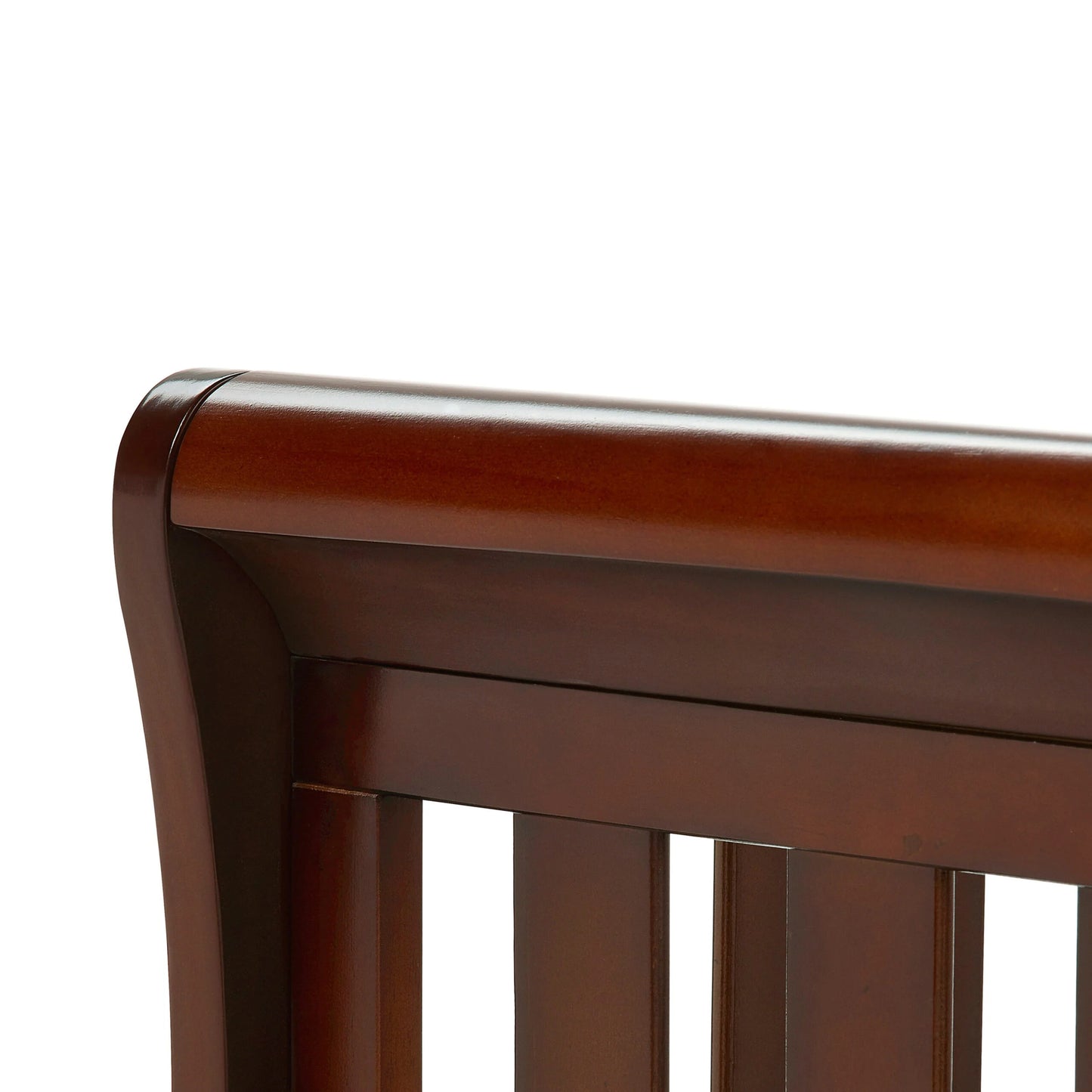 Babymore Eva Sleigh Drop Side Cot Bed – Brown