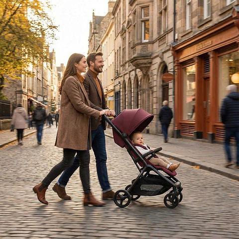 Red Kite Push Me Astro Stroller - Mulberry