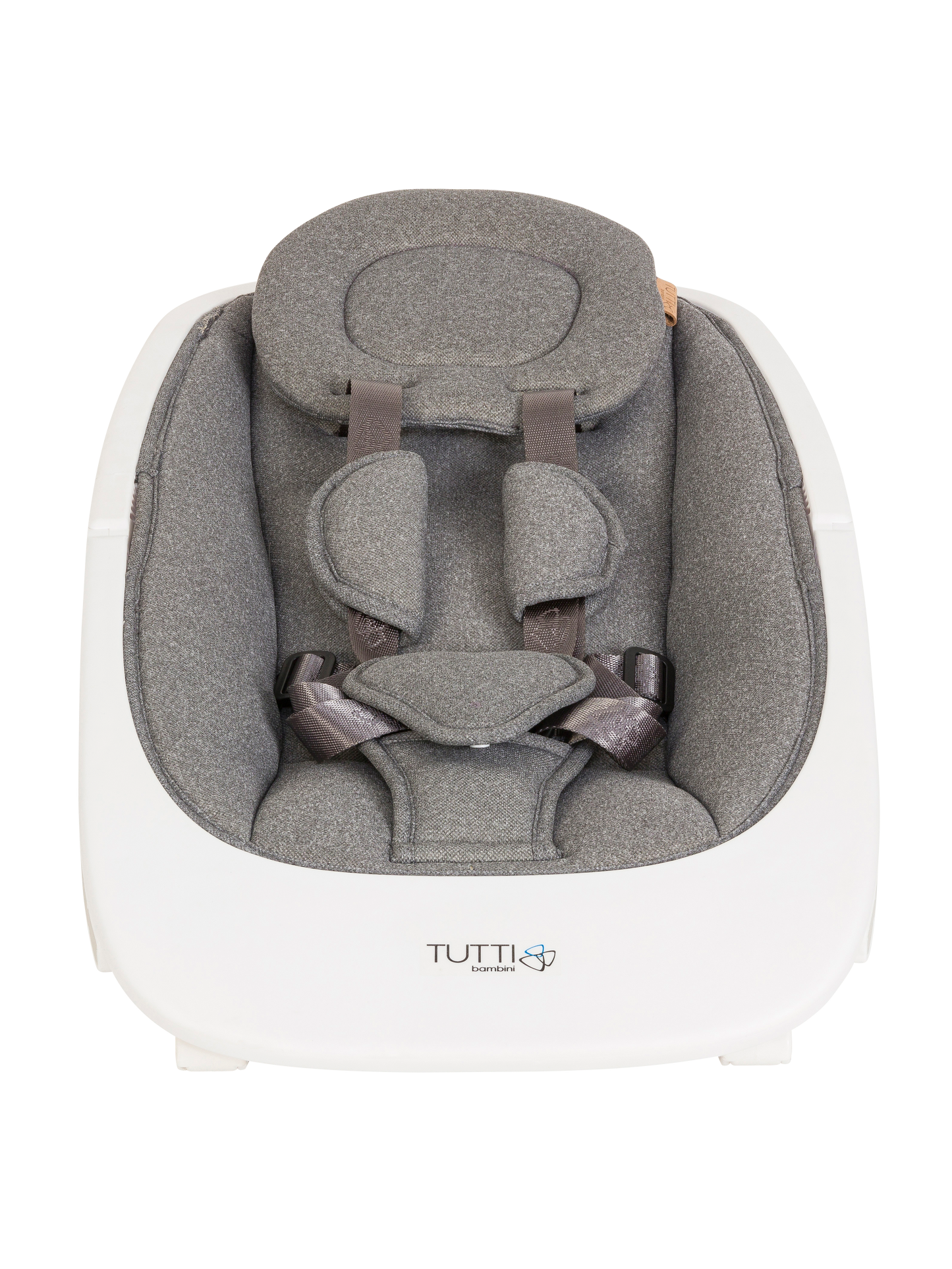 Tutti Bambini Nova Evolutionary Newborn Rocker - White/Oak