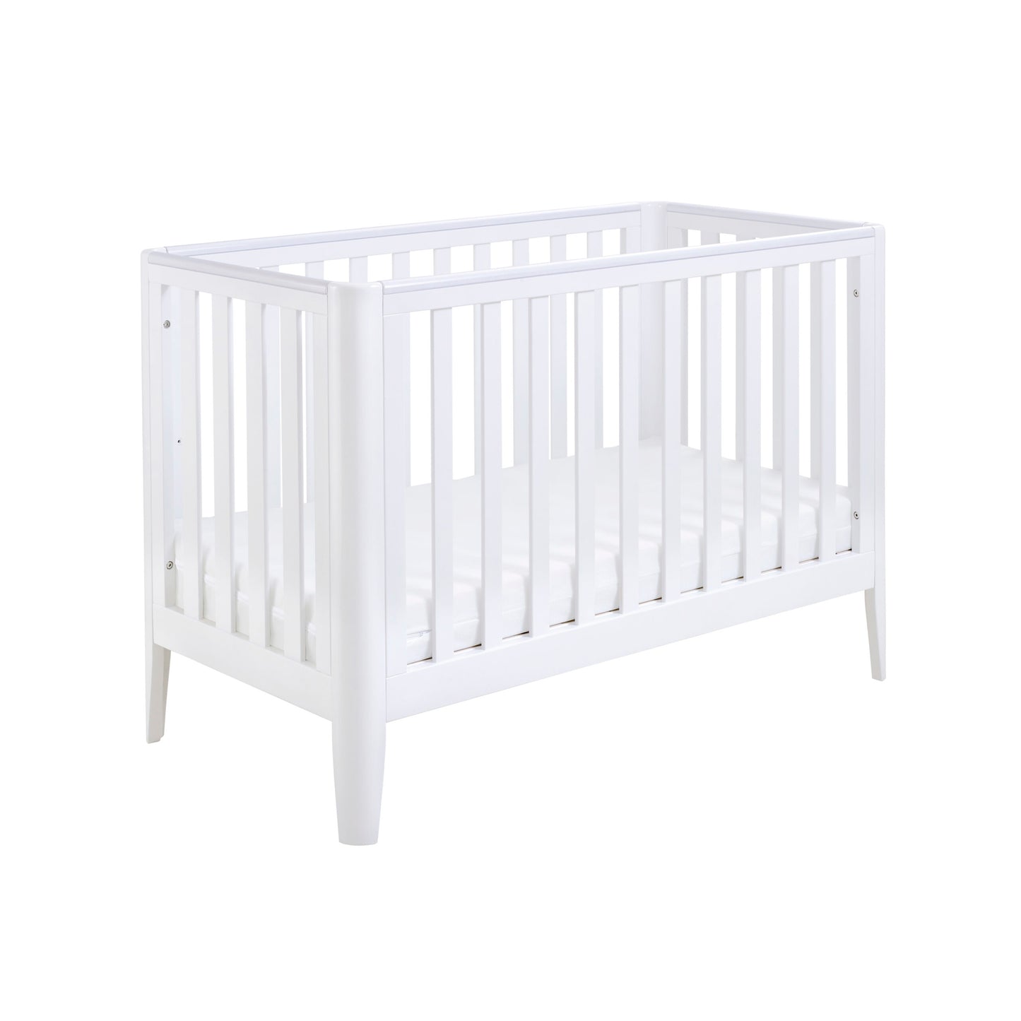 Babymore Iris Mini Cot Bed – White