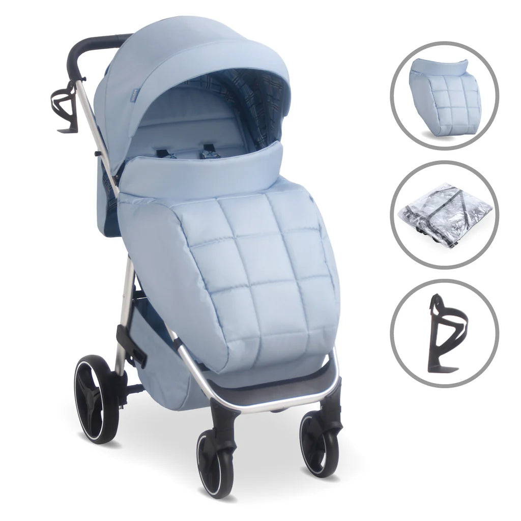 My Babiie MB160 Blue Plaid Pushchair