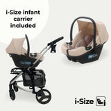 My Babiie MB200i 3-in-1 Travel System with i-Size Car Seat - Billie Faiers Oatmeal