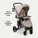 My Babiie MB200i 3-in-1 Travel System with i-Size Car Seat - Billie Faiers Oatmeal
